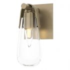 Hubbardton Forge Eos 1-Light Bath Sconce in Soft Gold