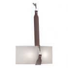 Hubbardton Forge Saratoga Sconce in Black, Flax Shade (SE) 204070-1001