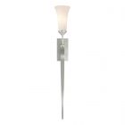 Hubbardton Forge Sweeping Taper Sconce in Vintage Platinum