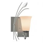 Hubbardton Forge Forged Leaf Sconce in Vintage Platinum 205122-1018