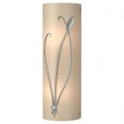 Hubbardton Forge Forged Leaf and Stem Sconce in Vintage Platinum 205770-1044