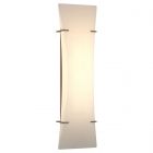 Hubbardton Forge Bento Sconce in Dark Smoke, Spun Frost (SH)