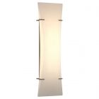 Hubbardton Forge Bento Sconce in Natural Iron, Spun Frost (SH)
