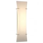 Hubbardton Forge Bento Sconce in Vintage Platinum, Spun Frost (SH)