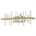 Synchronicity Solitude LED Sconce in Modern Brass