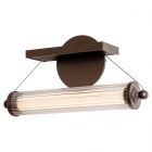 Hubbardton Forge Libra LED Sconce in Bronze, Clear Glass (ZM)