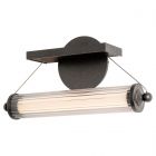 Hubbardton Forge Libra LED Sconce in Natural Iron, Clear Glass (ZM)