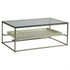 Artistica Home Cumulus Capiz Rectangular Cocktail Table