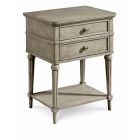 A.R.T. Furniture Morrissey Kirke Leg Nightstand in Bezel (CL1A) - CLEARANCE SALE