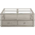 A.R.T. Furniture Morrissey Ellman Cocktail Table Bezel in Silver (CL1A) - CLEARANCE SALE