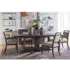 Artistica Home Emissary Rectangular Dining Set 2223-877C-39 with Nico Upholstered Side Chair