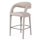 Four Hands Hawkins Bar Stool - Savile Flannel (CL1A) - CLEARANCE SALE