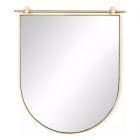 Four Hands Chico Small Arch Mirror - Antique Brass