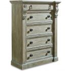 A.R.T. Furniture Arch Salvage Jackson Drawer Chest in Parch