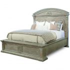 A.R.T. Furniture Arch Salvage Chambers Panel Bed in Parch, Queen