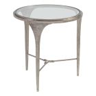 Artistica Home Porto Silver Round End Table