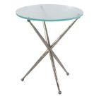 Artistica Home Marcus Silver Round End Table