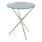 Artistica Home Marcus Champagne Round End Table