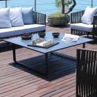 Skyline Design Horizon Coffee Table With Black Glass