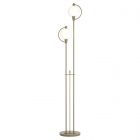 Hubbardton Forge Pluto Floor Lamp in Soft Gold, Opal Glass (GG)