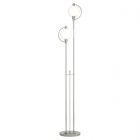 Hubbardton Forge Pluto Floor Lamp in Sterling, Opal Glass (GG)