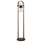 Hubbardton Forge Erlenmeyer Floor Lamp in Dark Smoke, Clear Glass (ZM)