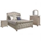 A.R.T. Furniture Summer Creek Shoals Upholstered Tufted Sleigh Bedroom Set
