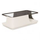 A.R.T. Furniture Blanc Rectangular Cocktail Table With Glass Top (CL1A) - CLEARANCE SALE