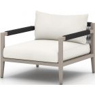 Four Hands Solano Sherwood Outdoor Chair - Weathered Grey (CL1A) - CLEARANCE SALE