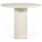Four Hands Rockwell Belle Round Dining Table-Cream Marble