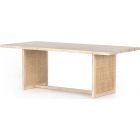 Four Hands Patten Clarita Dining Table-White Wash Mango