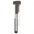 Hubbardton Forge Rainfall Large LED Outdoor Sconce in Coastal Oil Rubbed Bronze 302533-1028