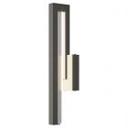 Hubbardton Forge Edge Medium LED Outdoor Sconce in Coastal Natural Iron