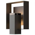 Hubbardton Forge Shadow Box Outdoor Sconce in Coastal Oil Rubbed Bronze 302603-1094