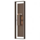 Hubbardton Forge Shadow Box Extra Tall Sconce in Coastal Bronze 302608-1014