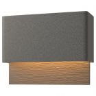 Hubbardton Forge Stratum Dark Sky Friendly LED Outdoor Sconce in Coastal Natural Iron 302630-1010
