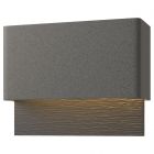 Hubbardton Forge Stratum Dark Sky Friendly LED Outdoor Sconce in Coastal Natural Iron 302630-1006