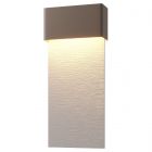 Hubbardton Forge Stratum Large Dark Sky Friendly LED Outdoor Sconce in Coastal Bronze 302632-1023