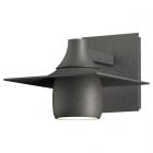 Hubbardton Forge Hood Dark Sky Outdoor Sconce in Coastal Natural Iron