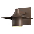 Hubbardton Forge Hood Dark Sky Outdoor Sconce in Coastal Bronze