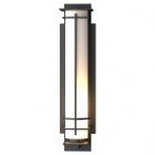 Hubbardton Forge After Hours Large Outdoor Sconce in Coastal Black