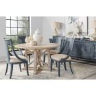 A.R.T. Furniture Alcove Round Dining Set with Alcove Side Chair in Slate