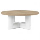 A.R.T. Furniture Garrison Round Cocktail Table, Wood Top