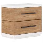 A.R.T. Furniture Portico Nightstand in Sienna, White Plaster