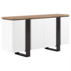 A.R.T. Furniture Portico Credenza in Sienna, White Plaster