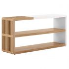 A.R.T. Furniture Portico Sofa Console in Sienna, White Plaster