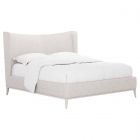 A.R.T. Furniture Mezzanine Queen Upholstered Shelter Bed in Dove Gray