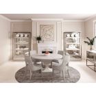 A.R.T. Furniture Mezzanine Round Dining Set with Mezzanine Side Chair in Dove Gray