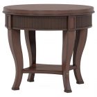 A.R.T. Furniture Revival Round End Table in Napa Mahogany (AAF)