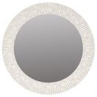A.R.T. Furniture Ashlar Round Mirror in Bisque (AAF)